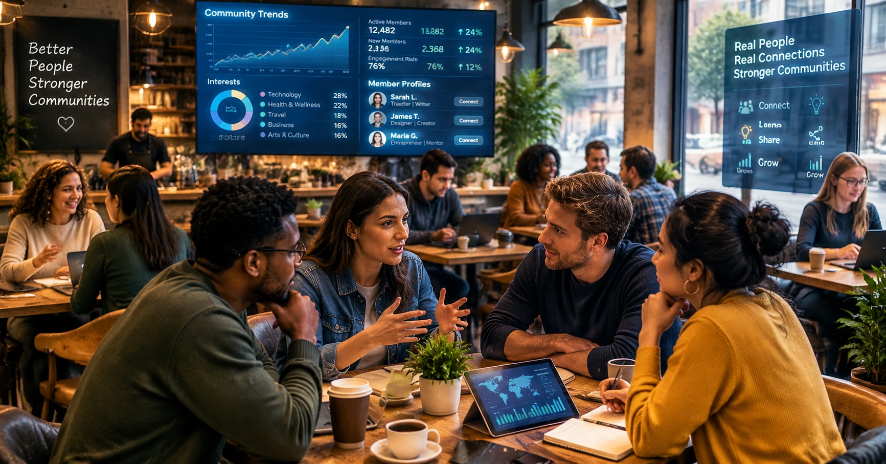 a club b upload c discuss d focus, – Xu hướng và ứng dụng trong cộng đồng hiện đại - image 3