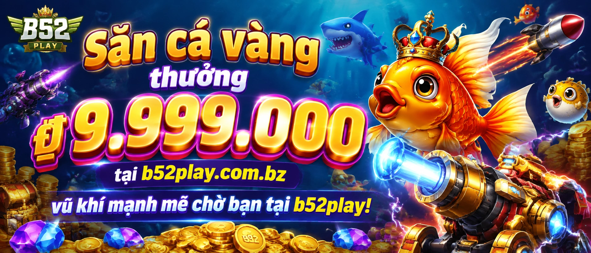 Bắn Cá category visual với chủ đề đại dương và giao diện game mobile