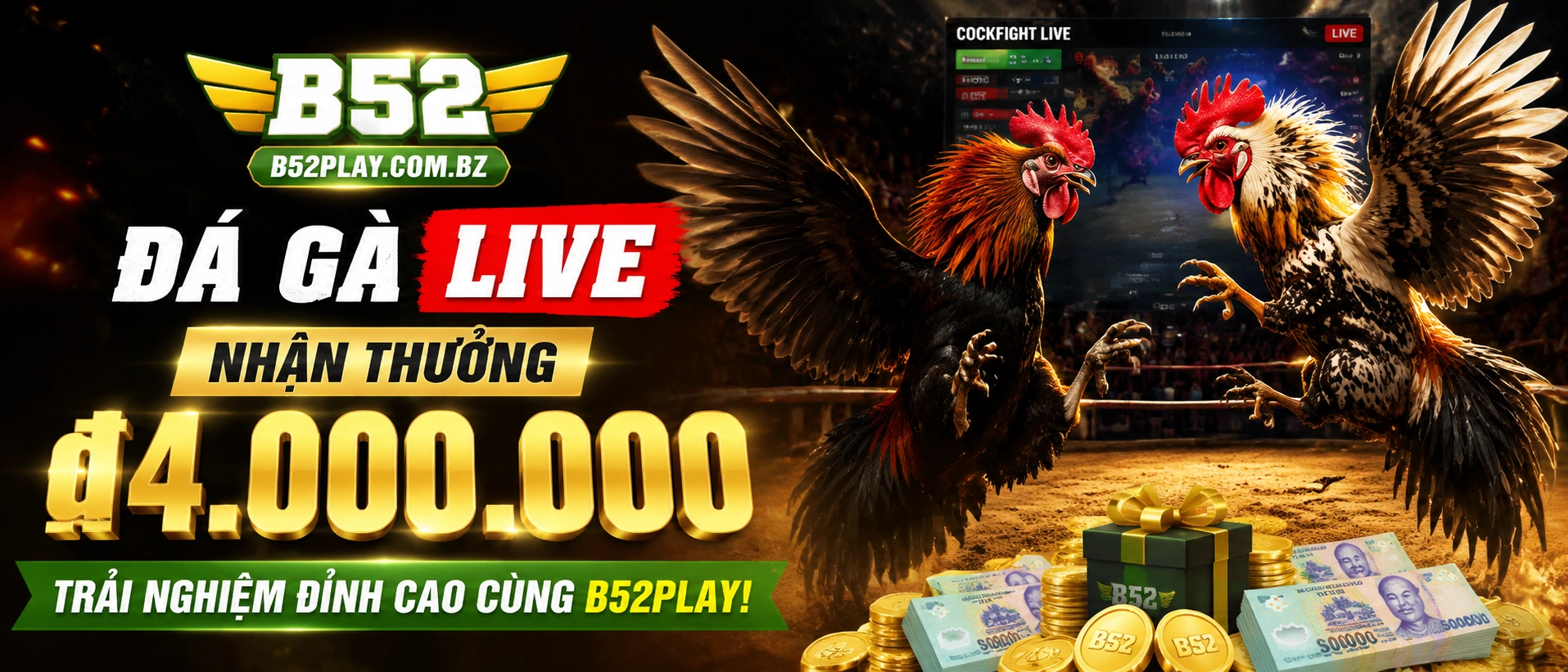 Đá Gà Trực Tiếp tại b52play.com.bz