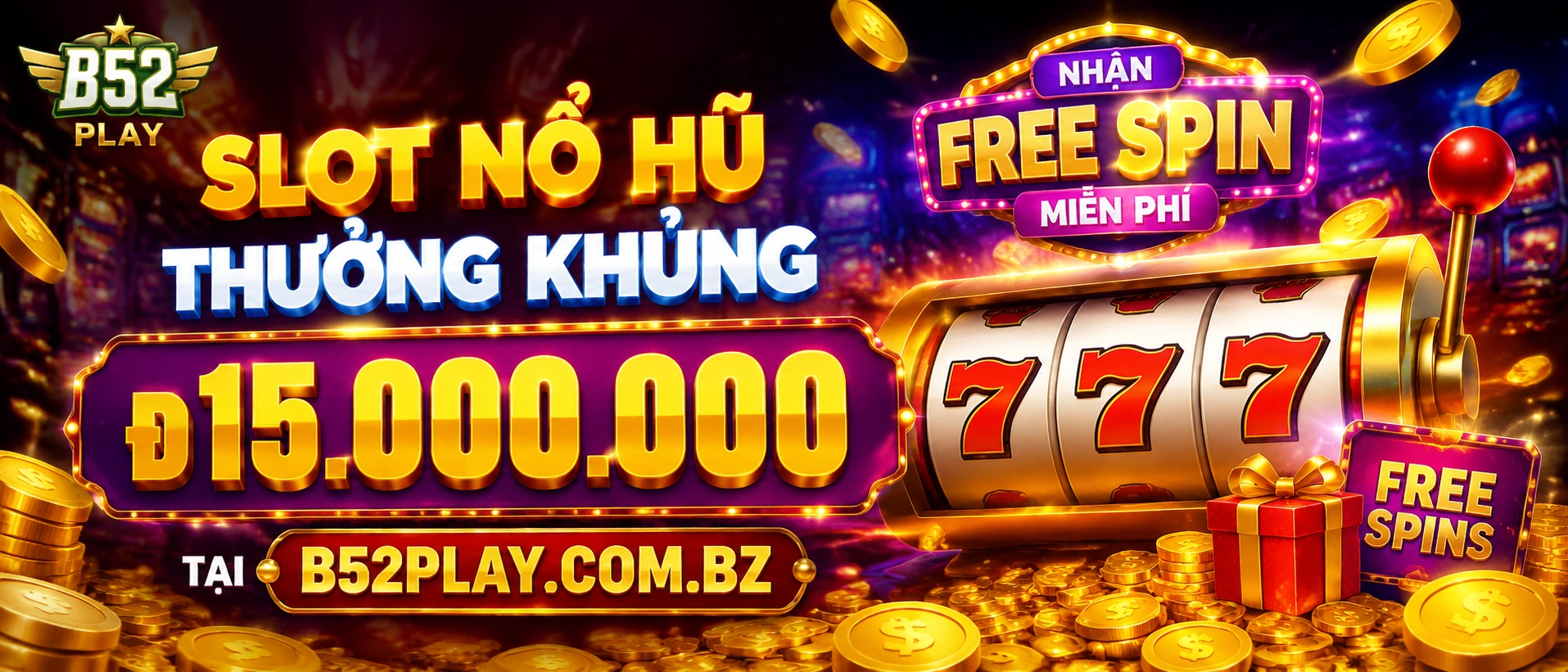 Giao diện khu Nổ Hũ b52play trên màn hình điện thoại